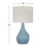 6_Rawlins 33" High Light Grey Blue Table Lamp more views