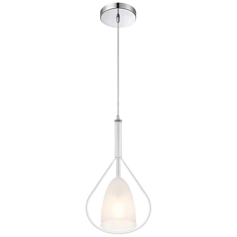 Image 3 Ray 7 3/4" Wide Chrome Mini Pendant more views