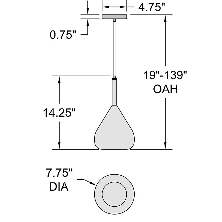 Image 6 Ray 7 3/4" Wide Chrome Mini Pendant more views