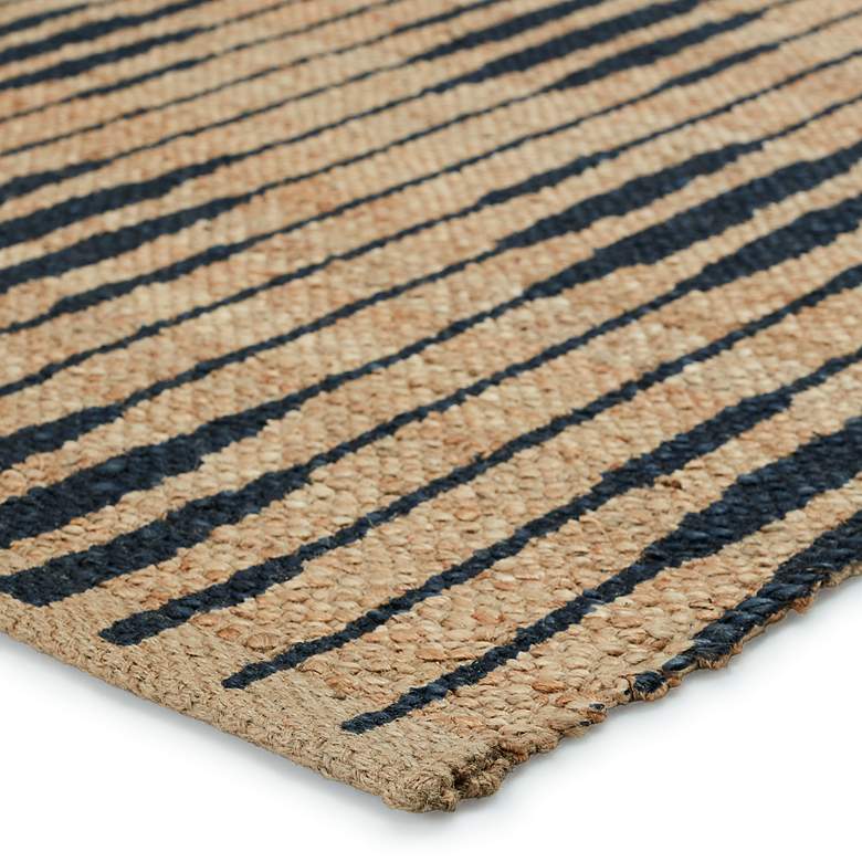 Image 3 Raya Atolia RAY01 5'x8' Natural Navy Rectangular Area Rug more views