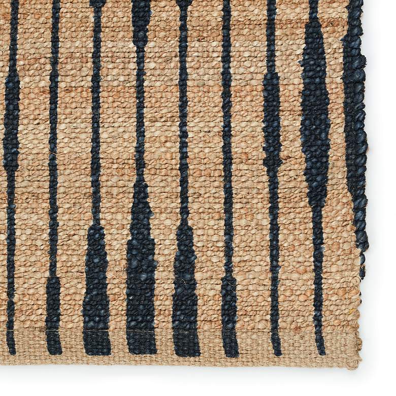 Image 5 Raya Atolia RAY01 5'x8' Natural Navy Rectangular Area Rug more views