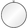 1_Rayden Matte Black Iron 36" x 38 1/2" Wall Mirror