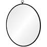 4_Rayden Matte Black Iron 36" x 38 1/2" Wall Mirror more views