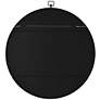 5_Rayden Matte Black Iron 36" x 38 1/2" Wall Mirror more views