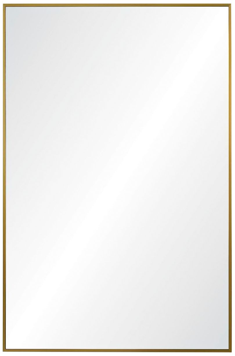 Image 2 Raydon Satin Brass 23 1/2" x 35 1/2" Rectangular Wall Mirror