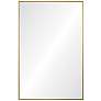 2_Raydon Satin Brass 23 1/2" x 35 1/2" Rectangular Wall Mirror
