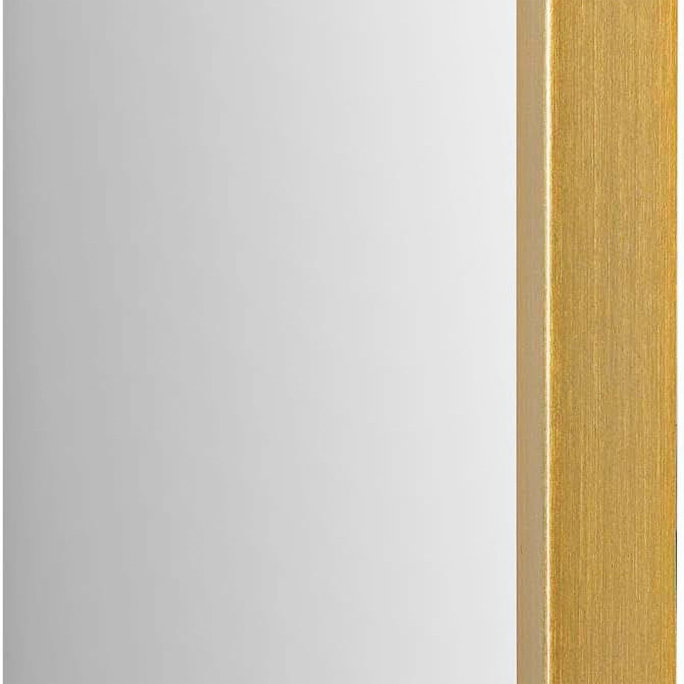 Image 4 Raydon Satin Brass 23 1/2" x 35 1/2" Rectangular Wall Mirror more views