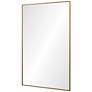 5_Raydon Satin Brass 23 1/2" x 35 1/2" Rectangular Wall Mirror more views