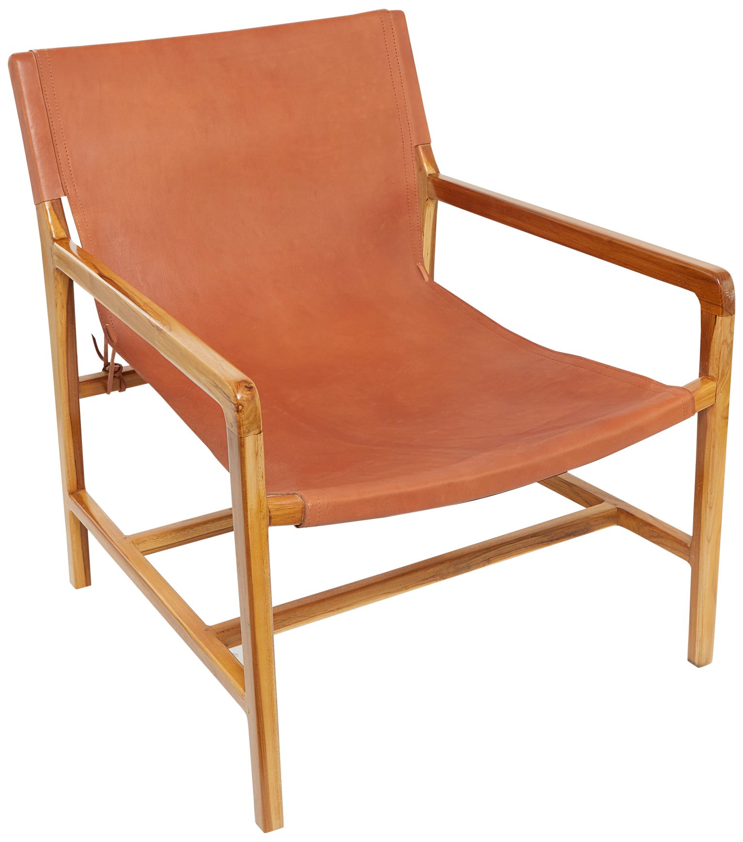 Raymore Brown Genuine Leather Accent Chair