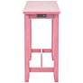 Raynea 64" Wide Pink Counter Height Dining Table w/ USB Port