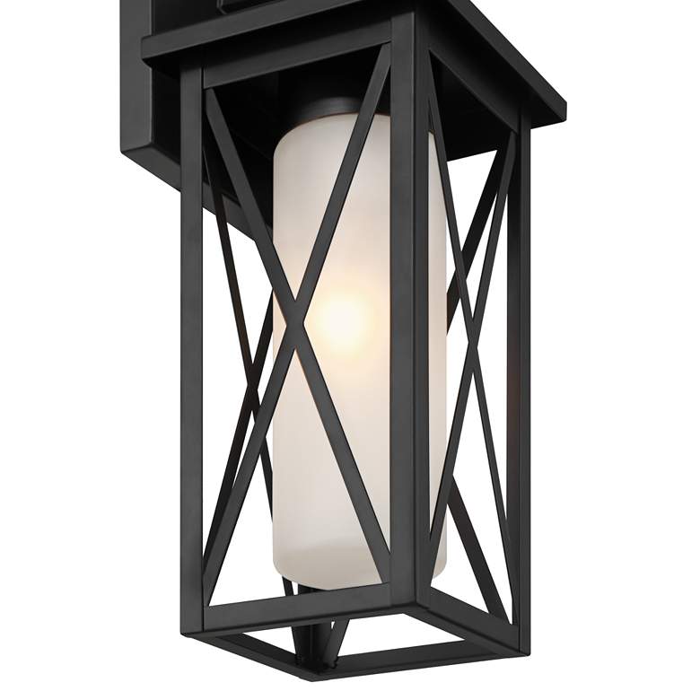 Image 4 Raynor 15" High Black Outdoor Wall Light Set of 2 more views