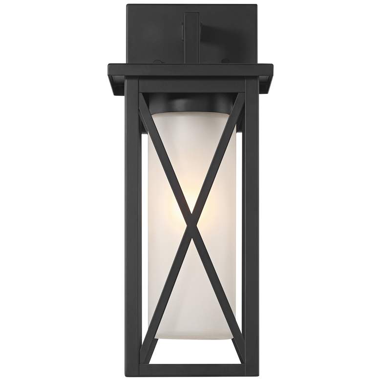 Image 5 Raynor 15" High Black Outdoor Wall Light Set of 2 more views