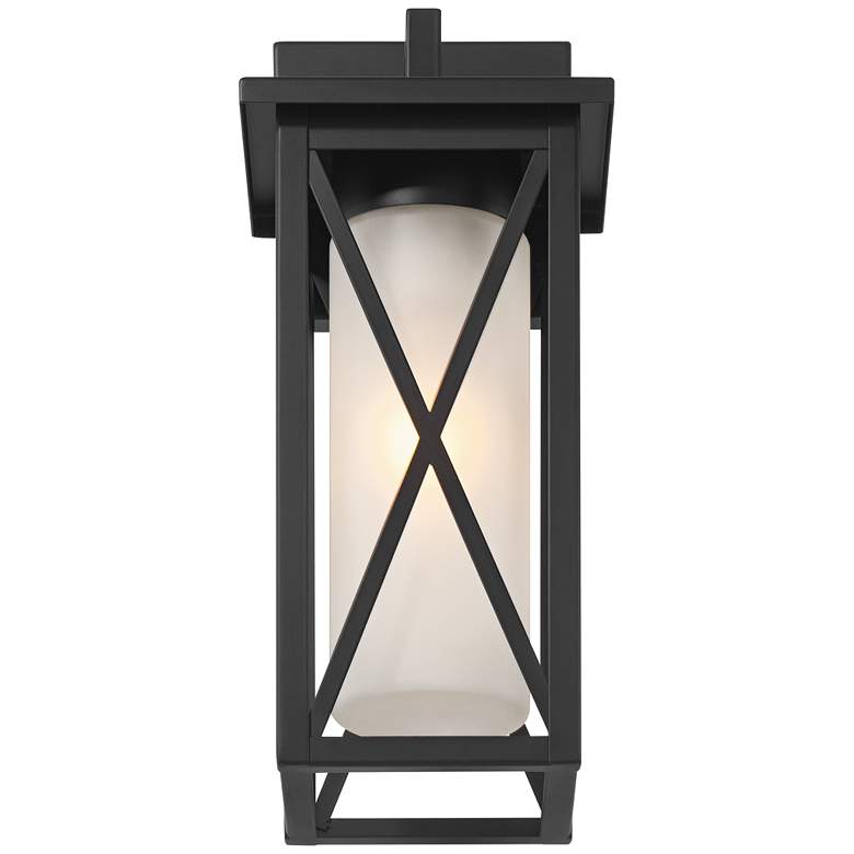 Image 6 Raynor 15" High Black Outdoor Wall Light Set of 2 more views