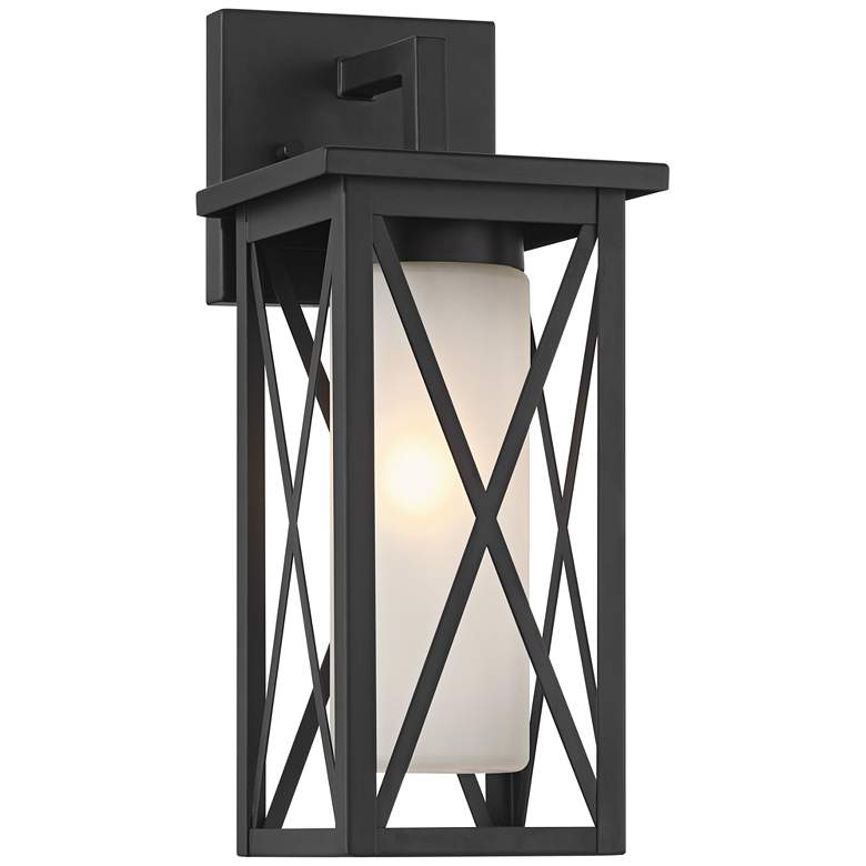 Image 2 Raynor 15" High Black Outdoor Wall Light