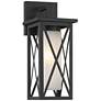 3_Raynor 15" High Black Outdoor Wall Light