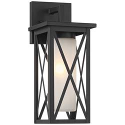 Raynor 15" High Black Outdoor Wall Light