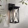 2_Raynor 15" High Black Outdoor Wall Light