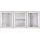 Razi 33" x 43" Taupe Framed Canvas Set of 3