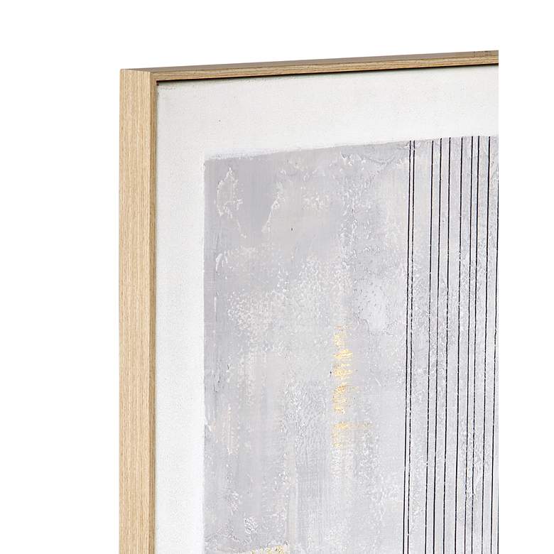 Image 4 Razi 33" x 43" Taupe Framed Canvas Set of 3 more views