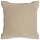 Razia Linen 22" Square Decorative Pillow