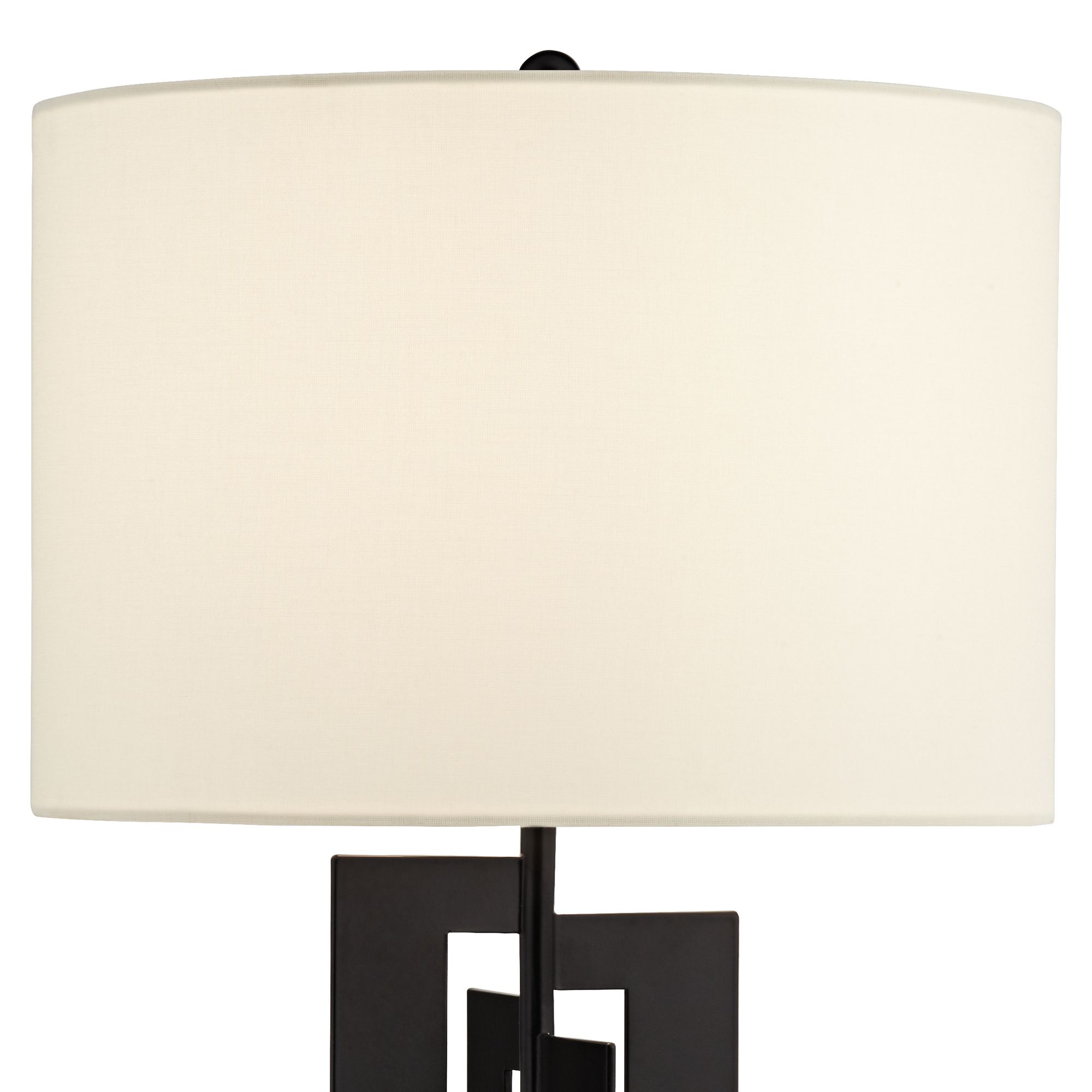 Image 4 Razor 25" High Modern Black and Brass Metal Table Lamp more views