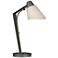 Reach 21.9" High Natural Iron Table Lamp With Flax Shade