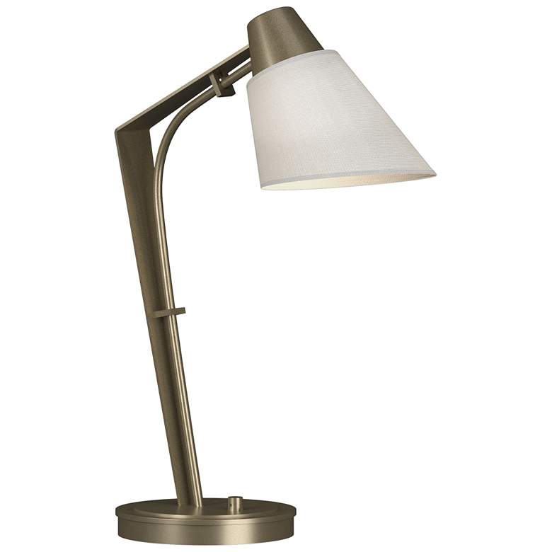 Image 1 Reach 21.9" High Soft Gold Table Lamp With Natural Anna Shade