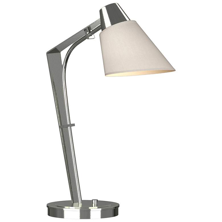 Image 1 Reach 21.9" High Sterling Table Lamp With Flax Shade