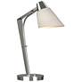 Reach 21.9" High Sterling Table Lamp With Flax Shade