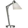Reach 21.9" High Sterling Table Lamp With Natural Anna Shade