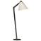 Reach 55.2" High Natural Iron Floor Lamp With Natural Anna Shade