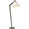 Reach 55.2" High Soft Gold Floor Lamp With Flax Shade