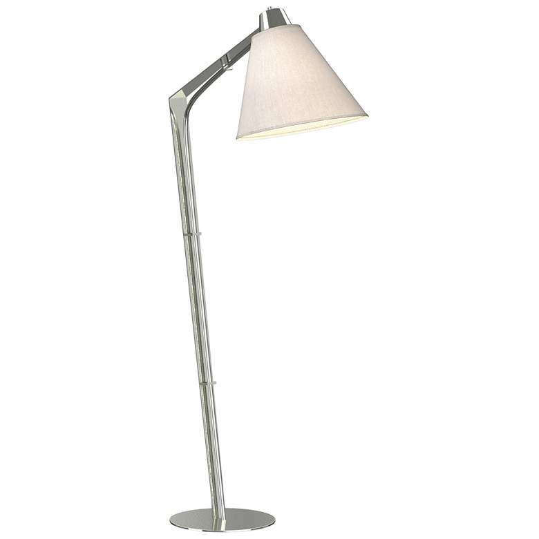 Image 1 Reach 55.2" High Sterling Floor Lamp With Flax Shade