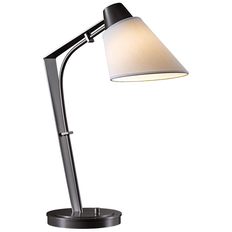 Image 1 Reach Table Lamp - Dark Smoke Finish - Natural Anna Shade