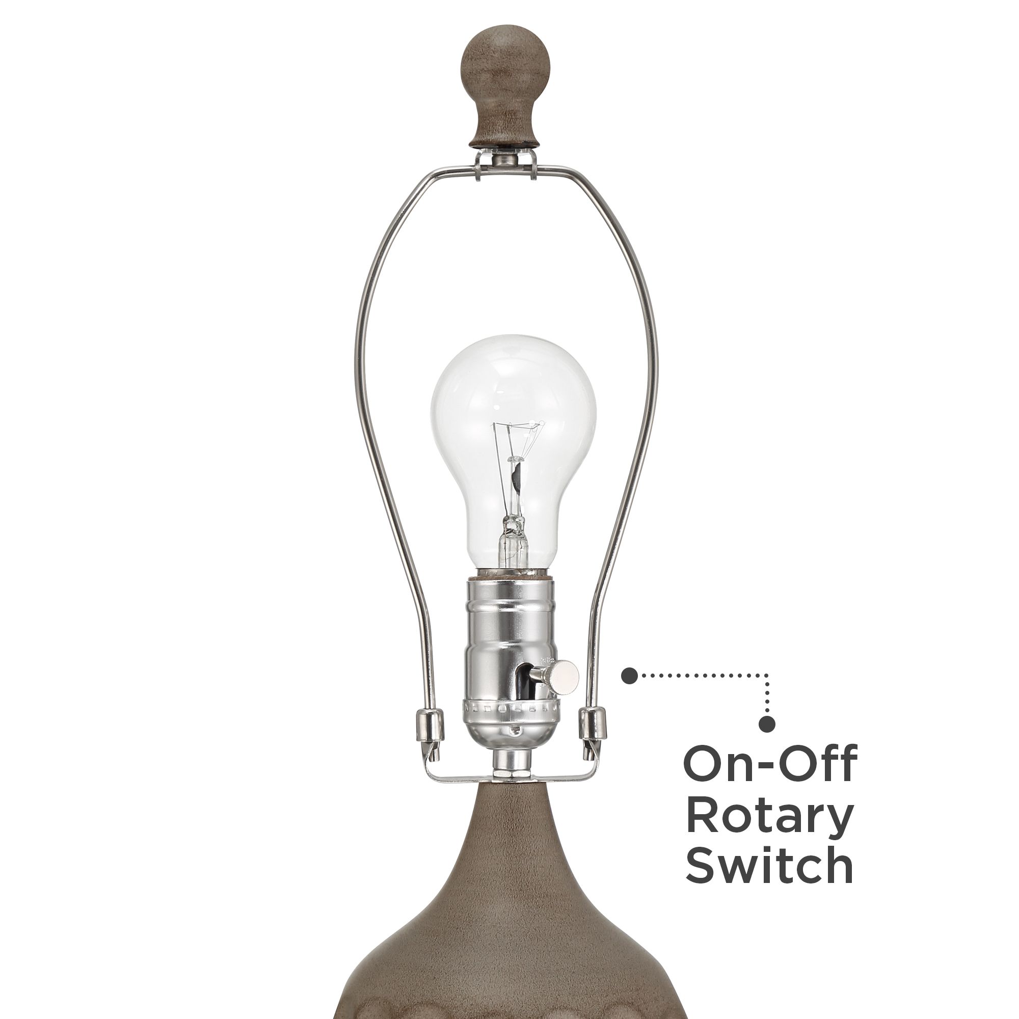 Image 5 Reagan 20" Bronze Metal Accent Table Lamps Set of 2 more views