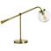Reagan 24.25" High Antique Brass Contemporary Table Lamp