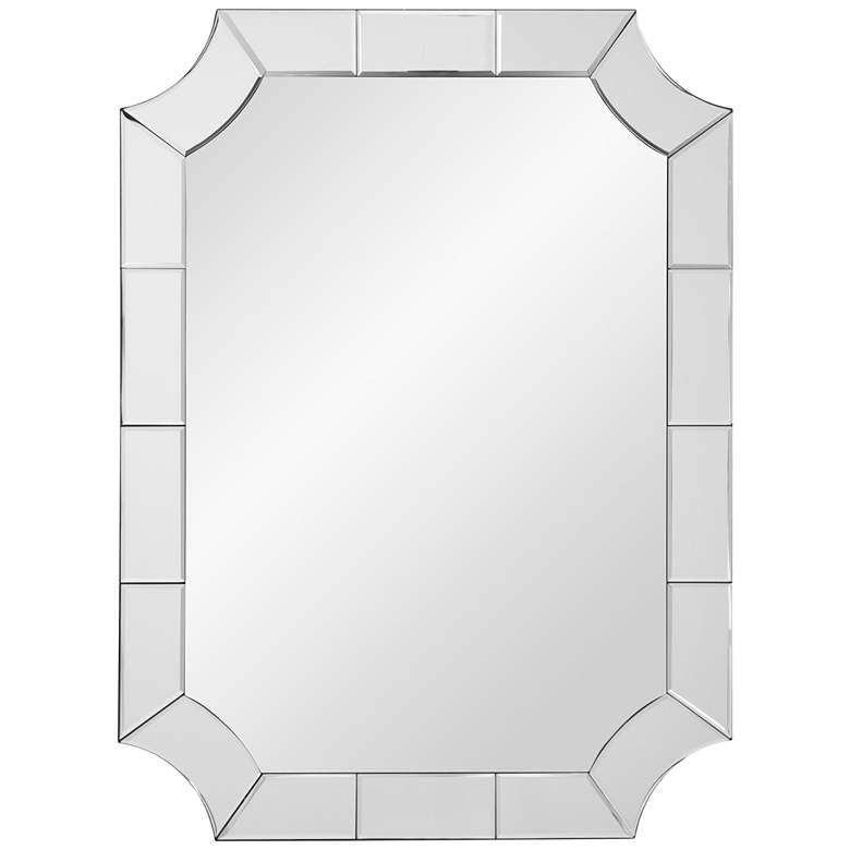 Image 1 Reagan Clear Mirror 30 inch x 40 inch Rectangular Wall Mirror