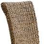 Reagan Woven Banana Leaf Armless Dining Chair