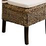 Reagan Woven Banana Leaf Armless Dining Chair