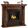 Real Flame Ashley Mahogany Mantel Gel Fireplace