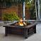 Real Flame Lafayette Black Wood-Burning Fire Pit