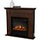 Real Flame Lowry Slim Line Black Maple Electric Fireplace