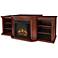 Real Flame Valmont Dark Mahogany Electric Fireplace