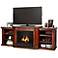 Real Flame Valmont Mahogany Entertainment Gel Fireplace