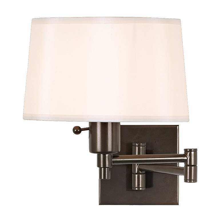 Image 2 Real Simple Bronze Plug-In Swing Arm Wall Lamp