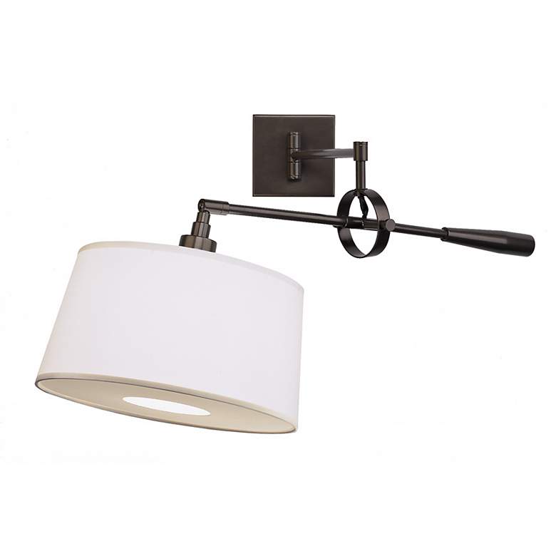 Image 1 Real Simple Dark Bronze Boom Plug-In Swing Arm Wall Light