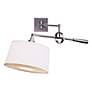 Real Simple Gun Metal Boom Plug-In Swing Arm Wall Light in scene