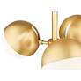 7_Realm Sphere 17 1/4" Wide Modern Gold 3-Light Ceiling Light more views