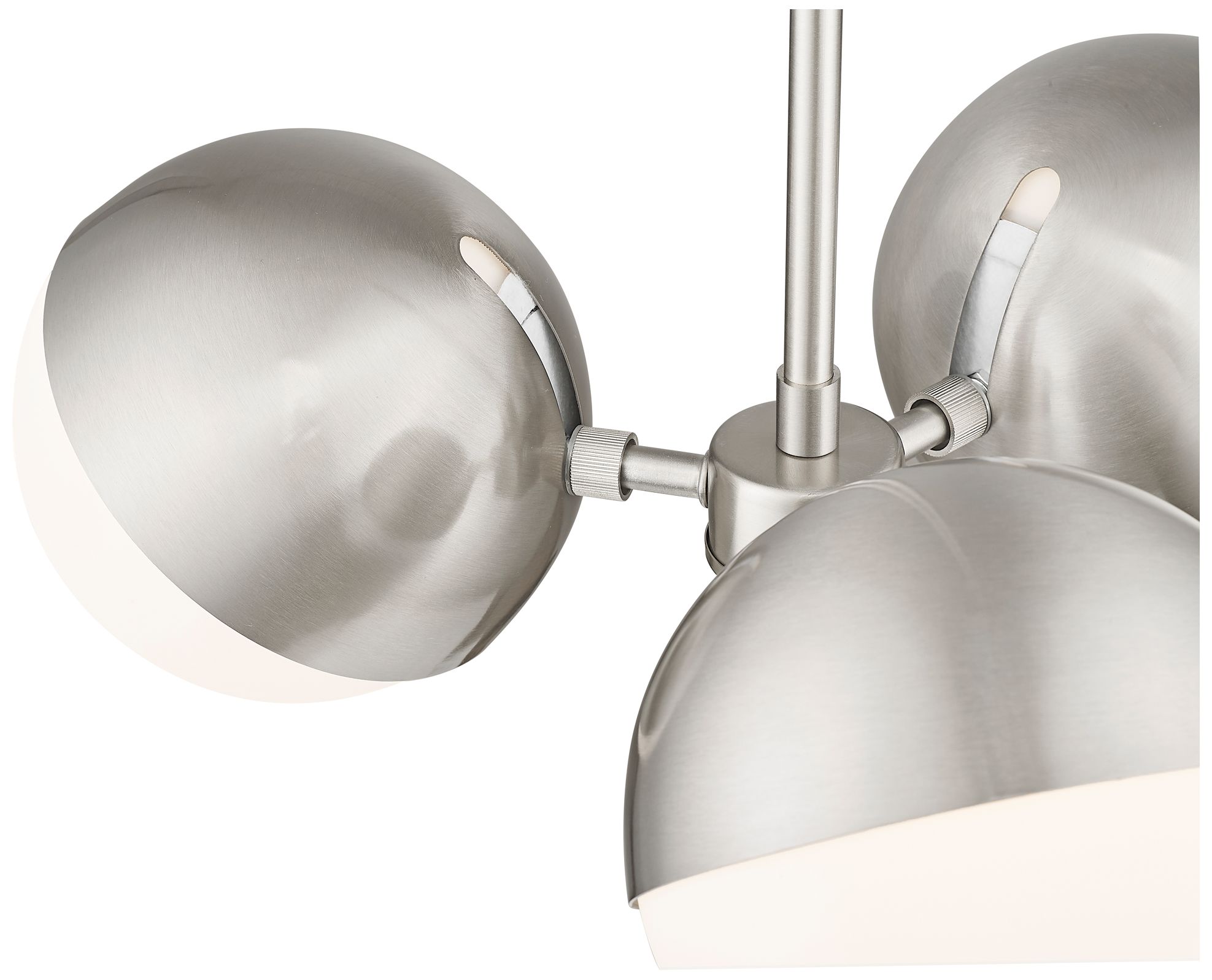 Image 4 Realm Sphere by Z-Lite Brushed Nickel 17.25 inch 3 Light Chandelier more views