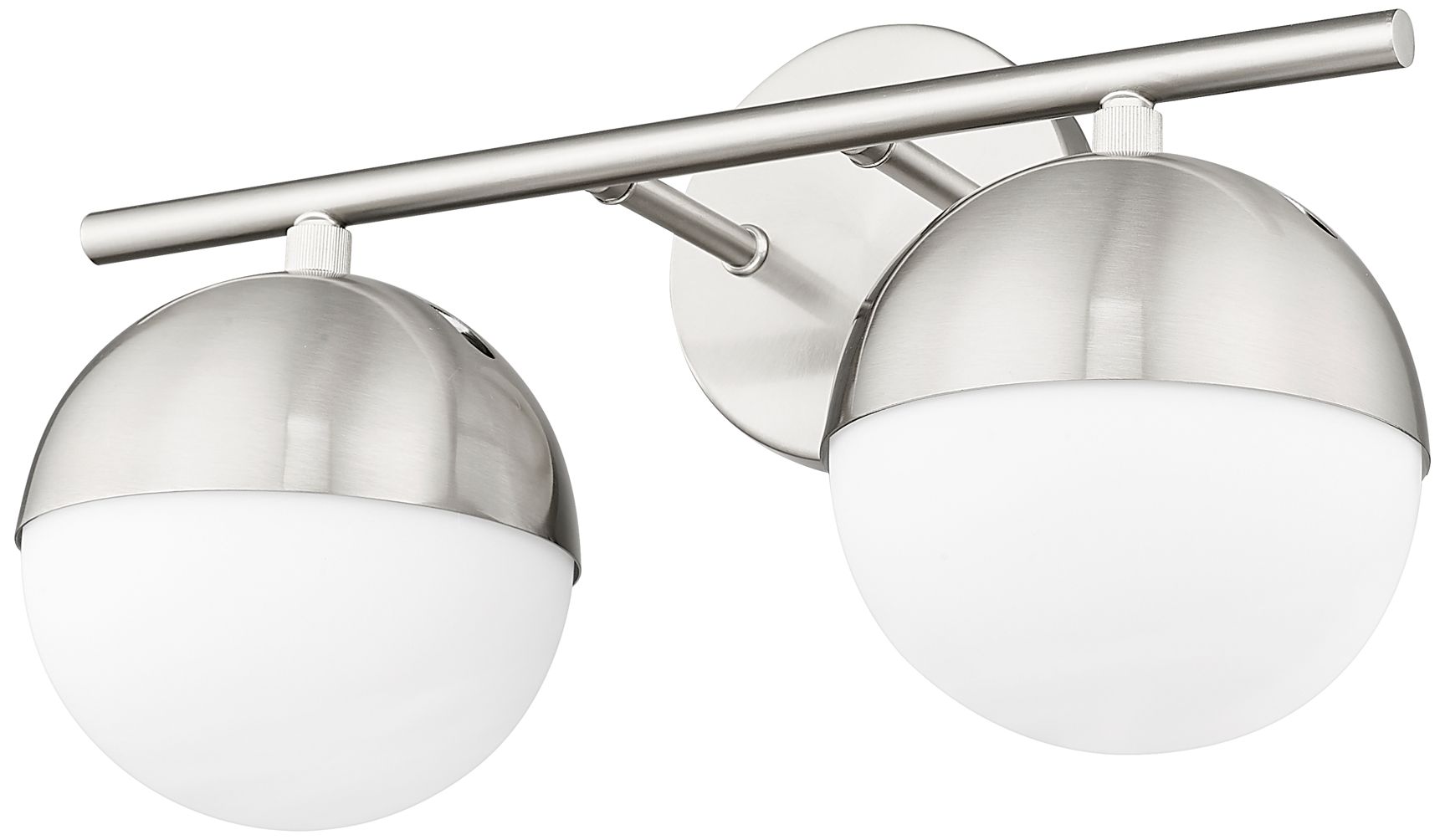 Image 5 Realm Sphere by Z-Lite Brushed Nickel 7.5 inch 2 Light Vanity more views